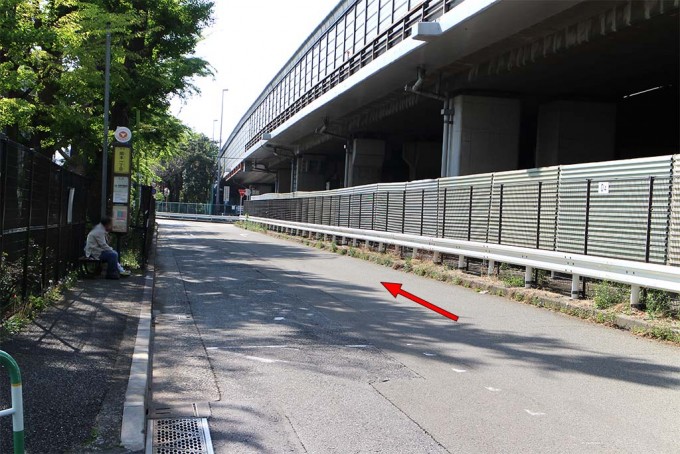 世田谷美術館　専用駐車場　道順