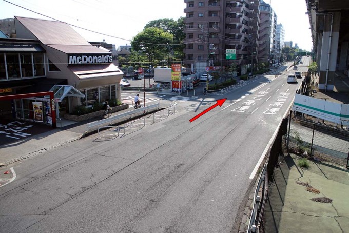 世田谷美術館　専用駐車場　道順